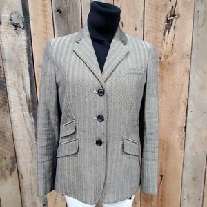 Chaps herringbone pattern blazer
